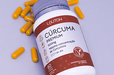 O Suplemento de Cúrcuma da Lauton possuí alta concentração, ao comprar Cúrcuma da Lauton você ingere alta concentração de curcumina.