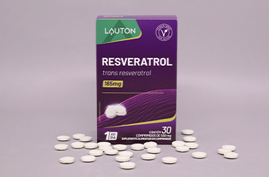 RESVERATROL LAUTON - Trans Resveratrol 165mg - 30 Comprimidos